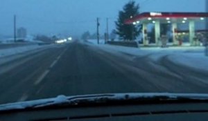 Oise/neige : circulation au ralenti sur la RD 1016