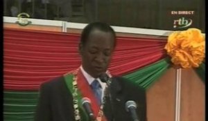 DISCOURS - Blaise COMPAORE - Burkina Faso