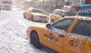 La tempête de neige à New York