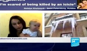 Mexico's drug war blogs, Saint Petersburg's killer icicles