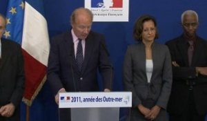 Lancement de l'année des outre-mer : Discours de M.HORTEFEUX