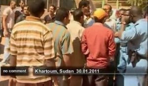 Manifestation au Soudan en soutien du... - no comment