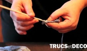 Faire une maille coulée en crochet par TrucsetDeco.com