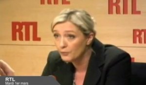 Révoltes arabes : Marine Le Pen veut repousser les migrants
