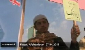 Défilé à Kaboul contre le pasteur Jones - no comment