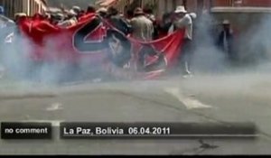 Manifestation dans la capitale bolivienne - no comment
