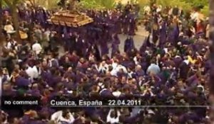Procession pour la semaine sainte en Espagne - no comment