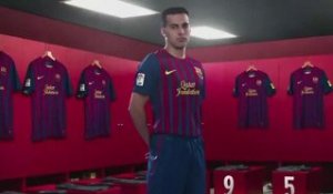 Les nouveaux maillots du FC Barcelone