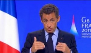 Sommet du G8 de Deauville : N.Sarkozy