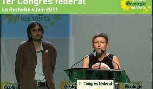 1er Congrès fédéral - Partie 6 - Pascal Durand, Marie Bové, Jérôme Gleizes