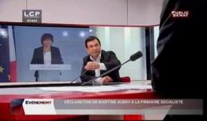 EVENEMENT,Discours de Martine Aubry pour sa candidature aux primaires socialistes