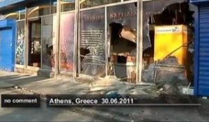 Athènes au lendemain des manifestations... - no comment