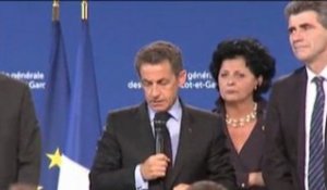 Libération de Stéphane Taponier et Hervé Ghesquières : N. Sarkozy