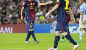 De la friture sur la ligne entre Messi et Villa ?