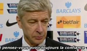 Wenger se sent humilié