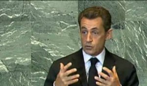 Intervention de N. Sarkozy : 66e assemblée générale des Nations Unies