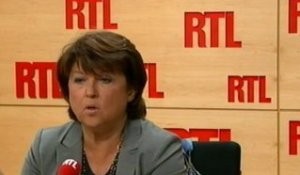 Martine Aubry, maire PS de Lille, candidate à la primaire de son parti : "Qui incarne la 'gauche molle' ? A vous de le dire, monsieur Aphatie !"