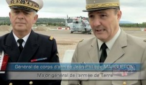 1re pierre pour le centre de formation du NH 90 Caïman