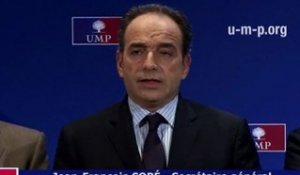 UMP  - Déclaration de Jean-François Copé suite à l'intervention de Nicolas Sarkozy