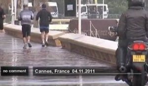 Jogging de Nicolas Sarkozy sur la Croisette... - no comment