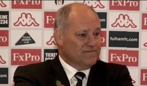 Martin Jol (Fulham) "Pas assez de réalisme"