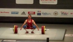 Weightlifting World Championships Paris 2011 - M69kgA - World Champion at Snatch Mete BINAY - Snatch 2 - 157kg