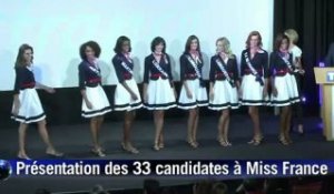 Les 33 Miss France 2012 réunies à Paris