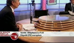 Stéphane Le Foll : invité de l'émission "En route vers la présidentielle"