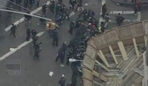 Occupy New-York : le blocage de Wall Street vu du ciel