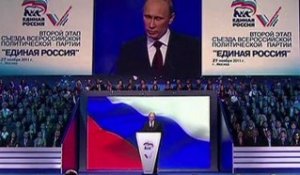 Poutine officiellement candidat à la présidentielle