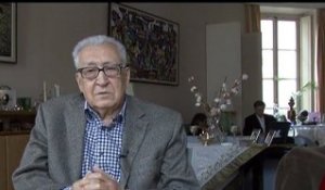 Rencontre avec Lakhdar Brahimi, diplomate algérien