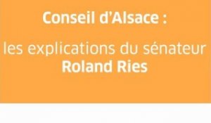 Création d'un Conseil d'Alsace : l'avis du sénateur socialiste Roland Ries