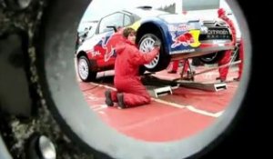 Sébastien Loeb se prépare pour le rallye de Monte-Carlo