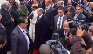 Le président tunisien Marzouki en visite en Libye
