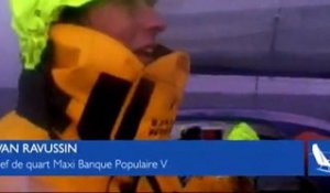 Jours 44 - En approche de la Bretagne - Maxi Banque Populaire V