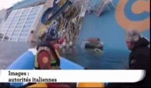 Costa Concordia : les plongeurs filment l'intérieur du paquebot