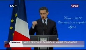Voeux de Nicolas Sarkozy au monde économique, 19/01/2012