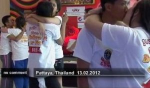 Compétition de baisers en Thaïlande - no comment