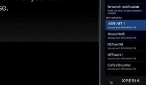 Sony Ericsson Xperia Ray : how to set up Wi-Fi