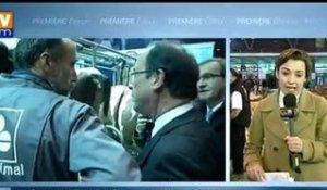 Présidentielle : François Hollande fait campagne au Salon de l'Agriculture