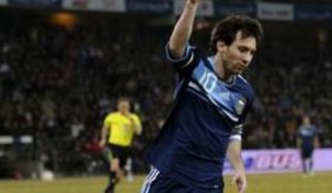 Premier triplé de Messi avec l'Argentine