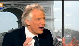Villepin : "les deux principaux candidats prennent les Français pour des couillons"