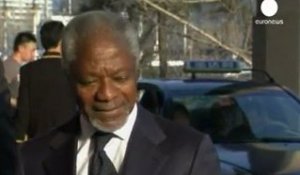 Damas accepte le plan de l'émissaire de l'Onu Kofi Annan