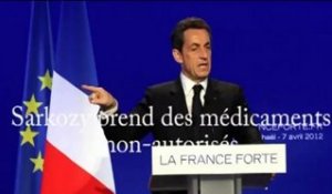 EXTRAIT - Sarkozy prend des médicaments non-autorisés