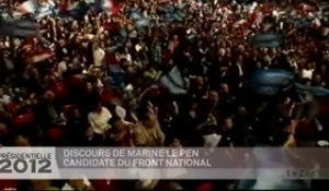 Meeting de Marine Le Pen au Zénith, 17/04/2012