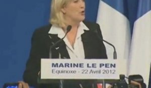 Marine Le Pen : "La bataille ne fait que commencer"