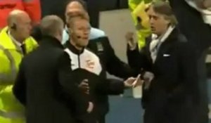 Alex Ferguson vs Roberto Mancini, ça chauffe !