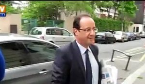 François Hollande serein et concentré avant le débat d’entre-deux-tours