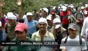 Manifestation de migrants d'Amérique centrale - no comment