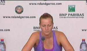 Roland Garros, ½ - Kvitova : “Je suis OK”